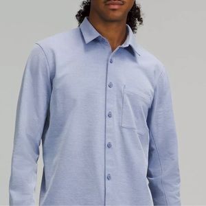 Lululemon Commission Long Sleeve Shirt Harbor Blue